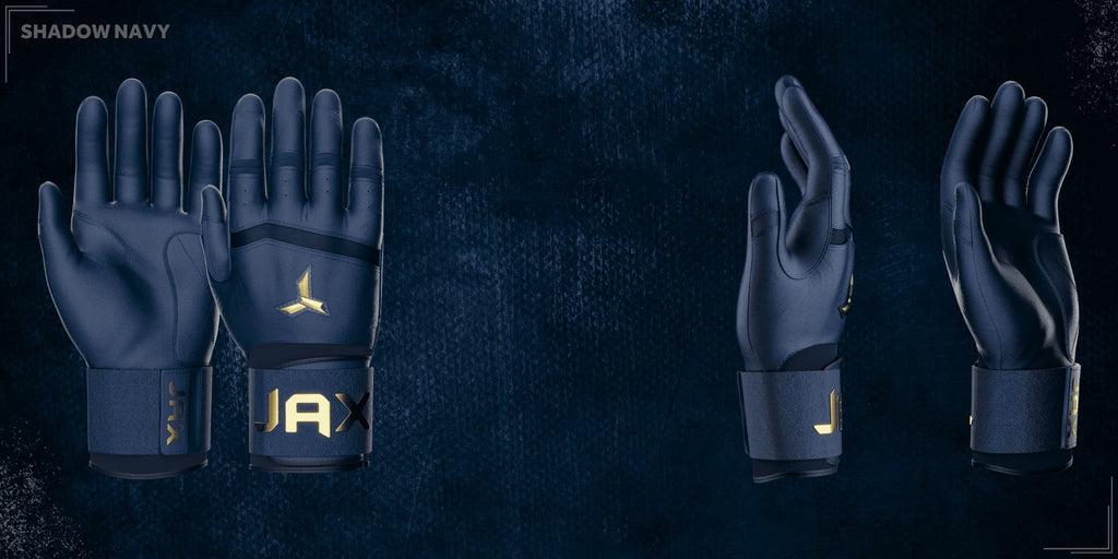 Navy Blue Batting Gloves Product Banner 