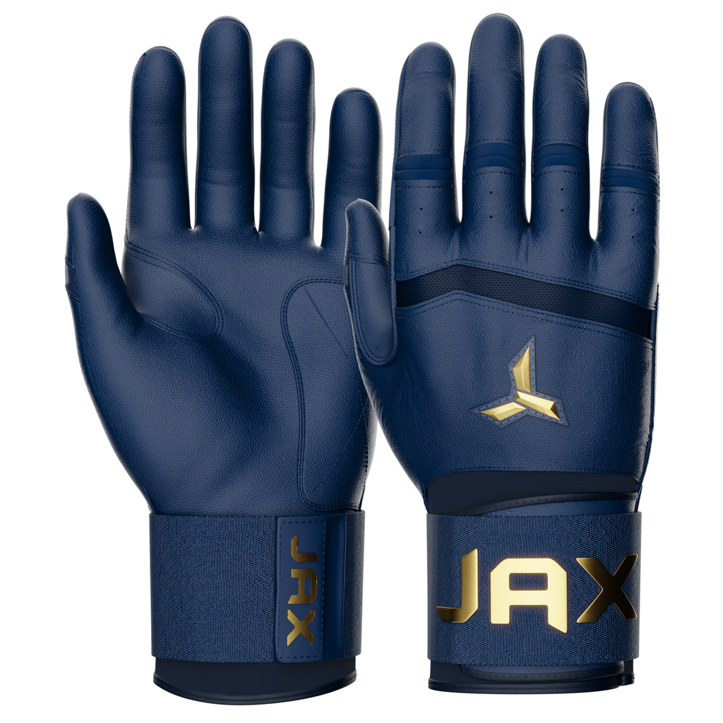 Navy Blue Jax Model One Batting Gloves Product Photo 